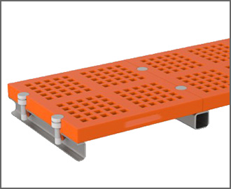 Pin and Sleeve for Polyurethane Modular System